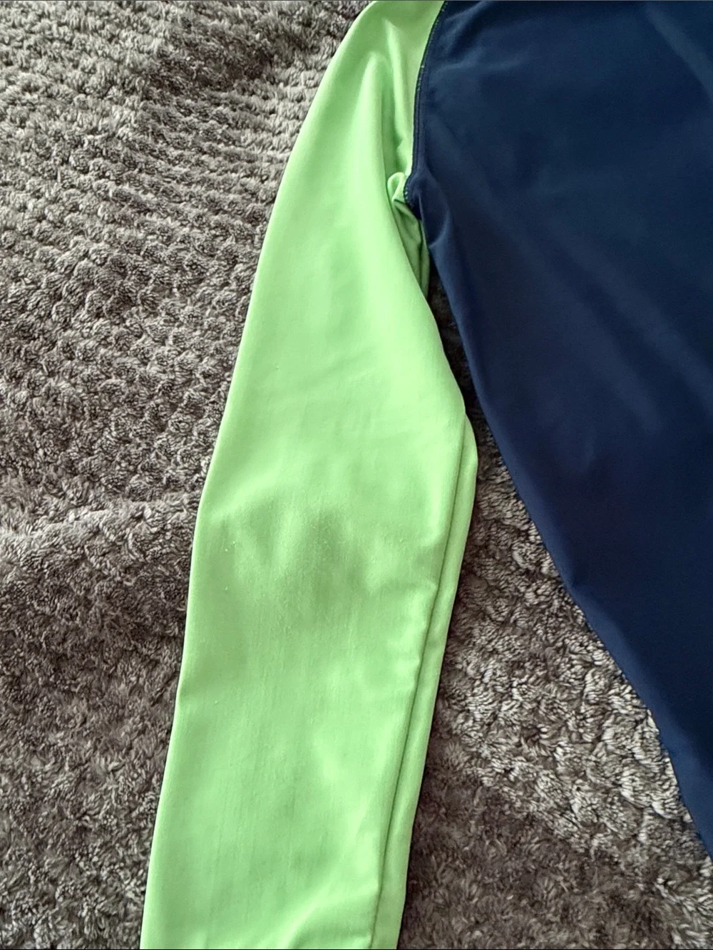 OshKosh B'gosh Navy and Lime Shark Rashguard Swim Set